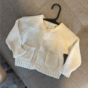The Children’s Place Cream Knit Baby Cardigan